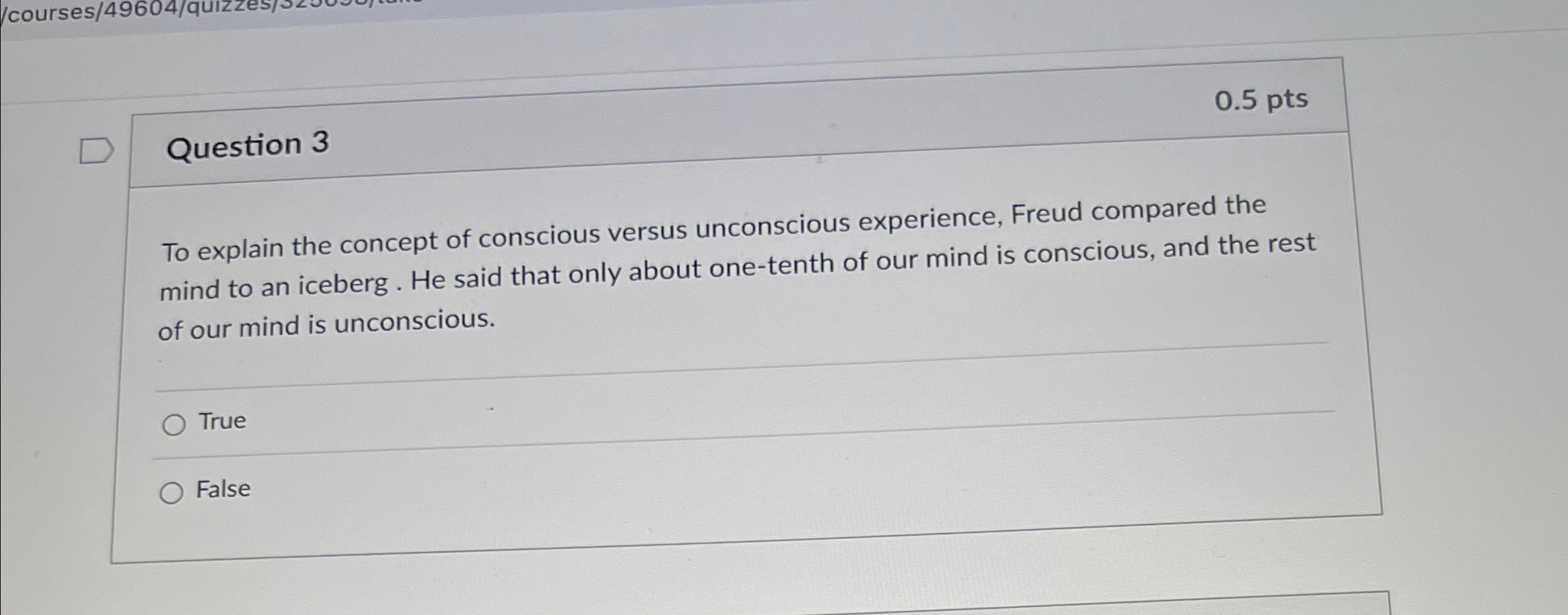 Solved Question 30.5ptsTo explain the concept of conscious | Chegg.com