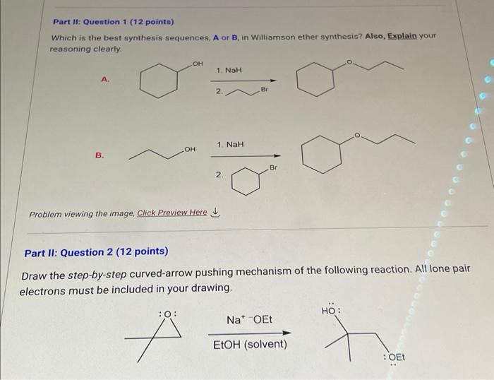Solved Part II: Question 1 (12 points) Which is the best | Chegg.com