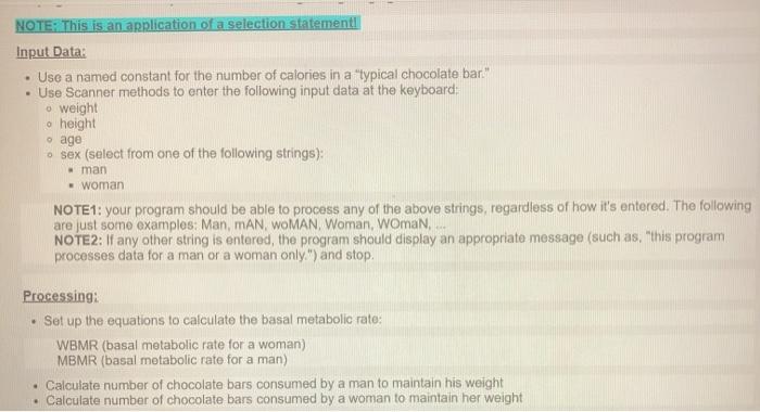 Solved Develop a Java program for the following problem, | Chegg.com
