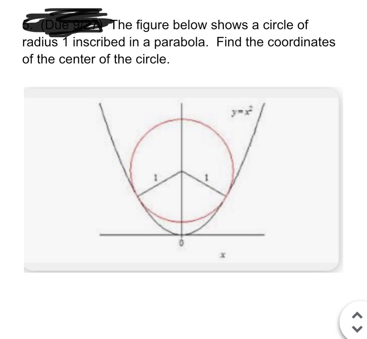 Solved How to solve The figure below shows a circle of | Chegg.com
