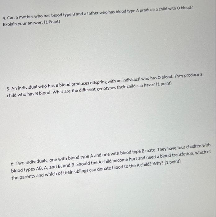 Solved 1. Use The Pedigree Below To Answer The Following | Chegg.com