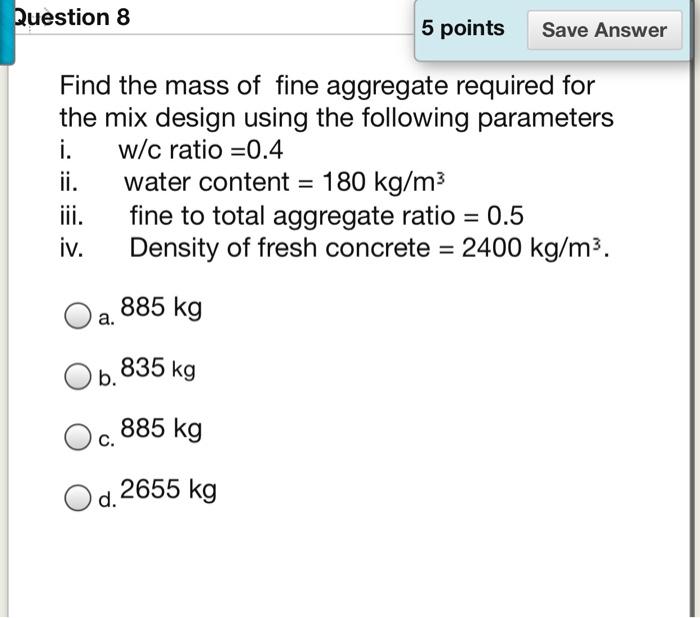 Solved Question 6 10 points Save Answer If the air content | Chegg.com