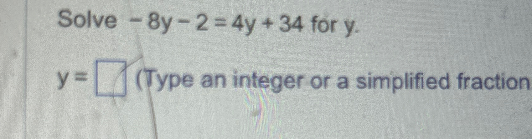 4 y 4 )- 8y simplified