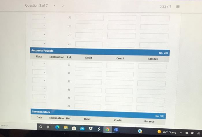 Solved > 7 Question 3 of 7 0.33/13 View Policies Show | Chegg.com