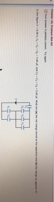 Solved Chapter 25, Problem 064 GO Your answer is partially | Chegg.com