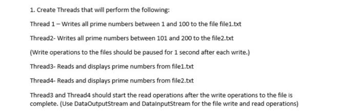 Solved write a java program to read and write in files as | Chegg.com