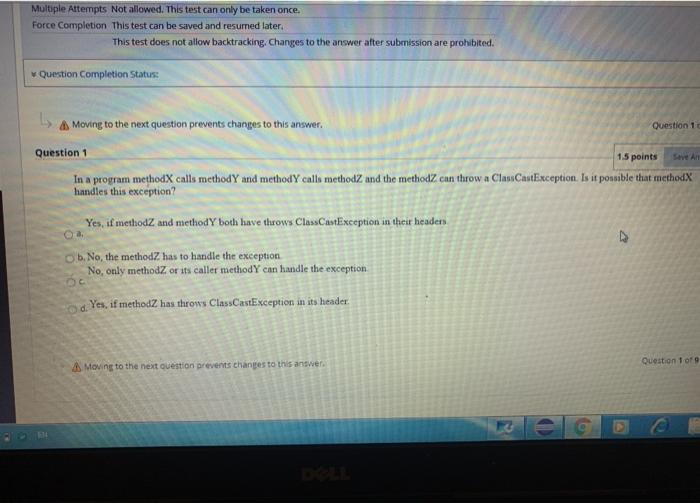 Solved Multiple Attempts Not allowed. This test can only be | Chegg.com