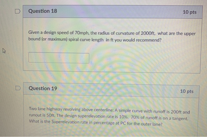Solved > Question 15 10 pts The simple curve connects to | Chegg.com
