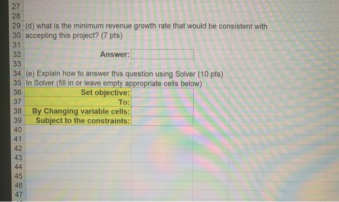 Solved 1 Problem 3 Consider an investment project decision | Chegg.com