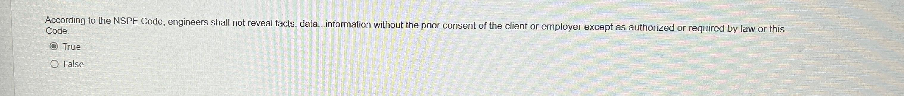 Solved According to the NSPE Code, engineers shall not | Chegg.com