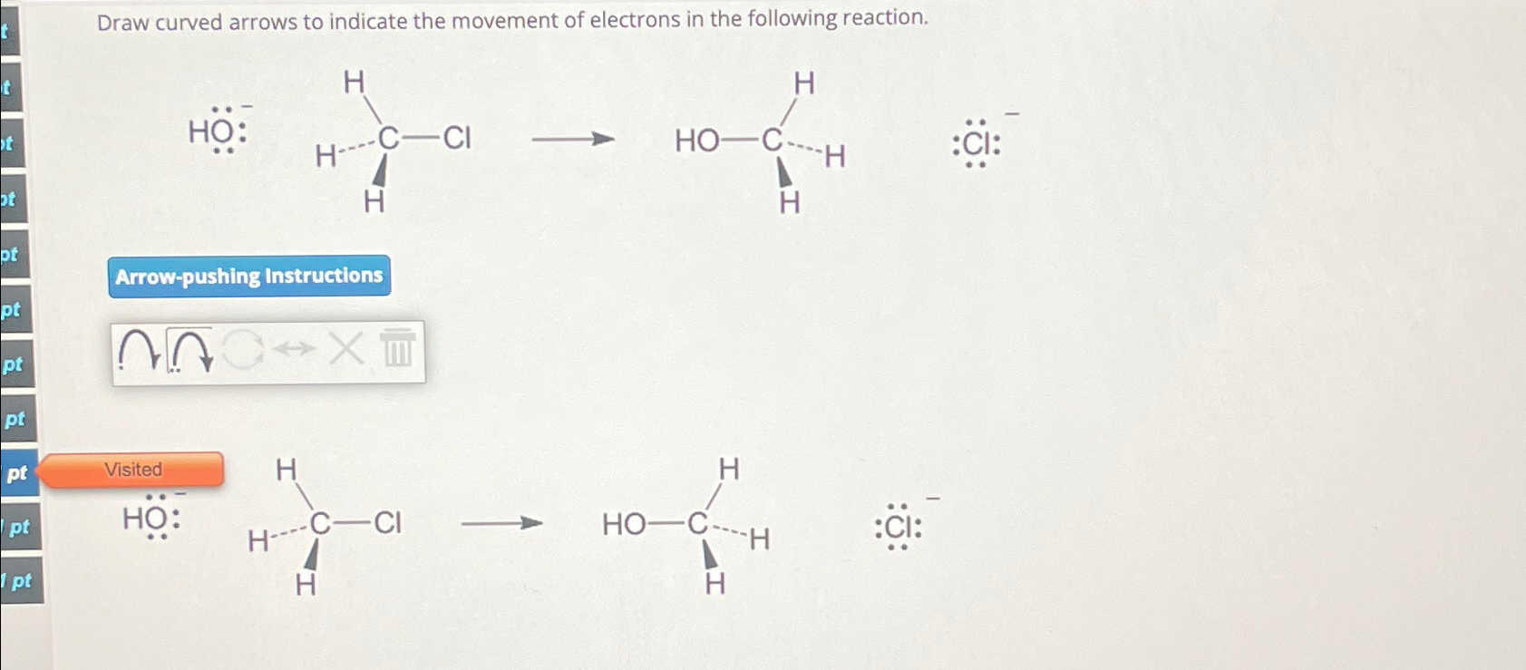 Solved Draw curved arrows to indicate the movement of | Chegg.com