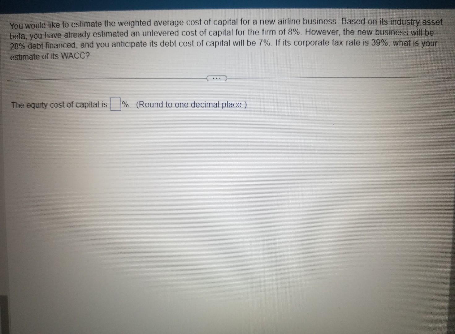 solved-you-would-like-to-estimate-the-weighted-average-cost-chegg