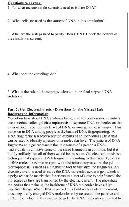 Questions To Answer 1 For What Reasons Might Sci Chegg Com