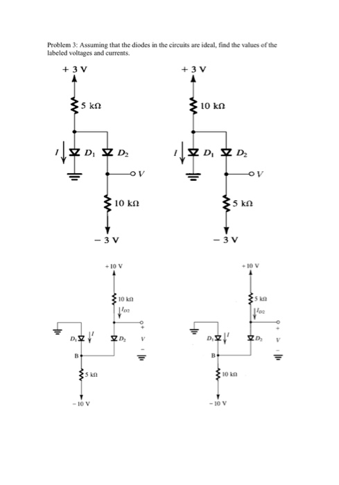 Solved 1 Of 3 Semiconductor Diode Problem 1: For The | Chegg.com