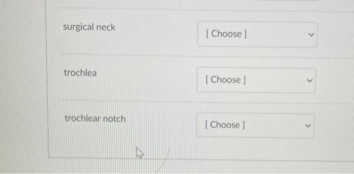 Solved Matching. Match the letters on the diagram with the | Chegg.com