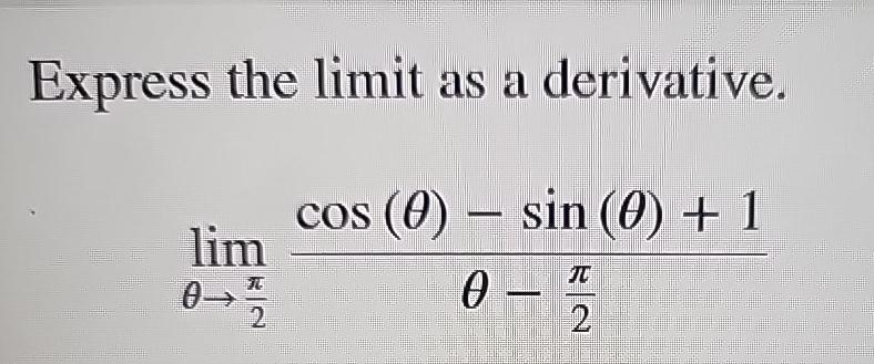 Solved Express The Limit As A | Chegg.com