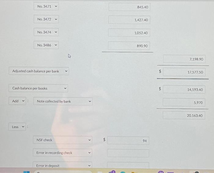 Solved I cannot figure out how to calculate to find the | Chegg.com