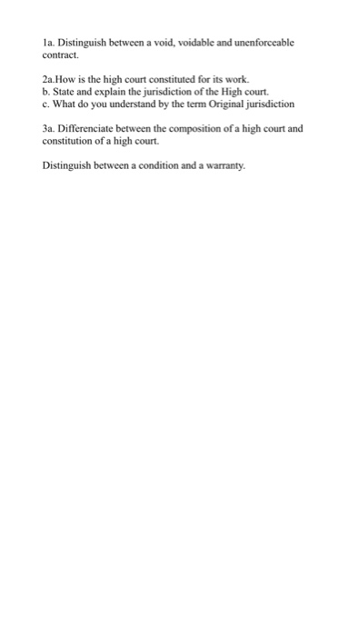 What is the original sales jurisdiction of the high court