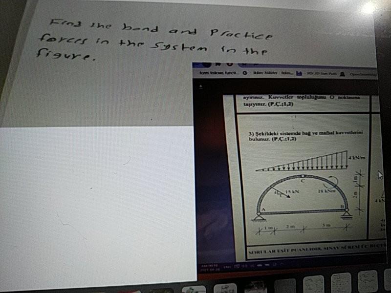 Fo The Bond And Practice Forces In The System In T Chegg Com