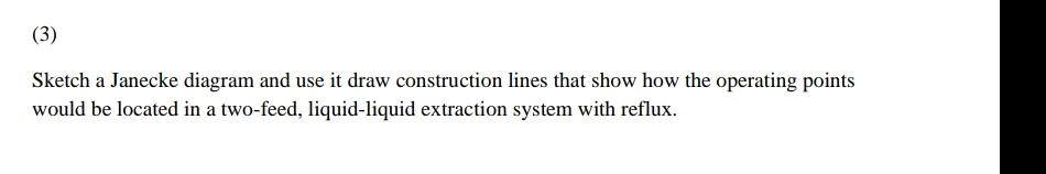 Solved Sketch a Janecke diagram and use it draw construction | Chegg.com