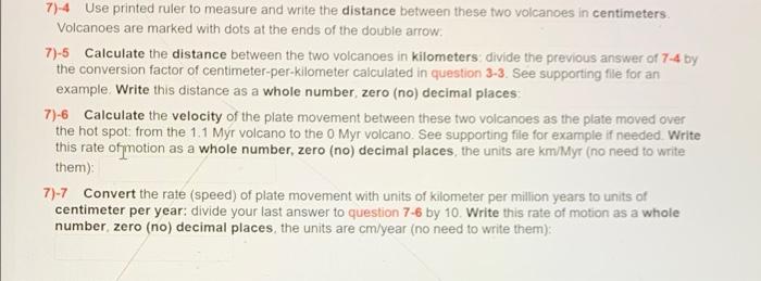 Solved What was the rate of motion of the Pacific plate | Chegg.com
