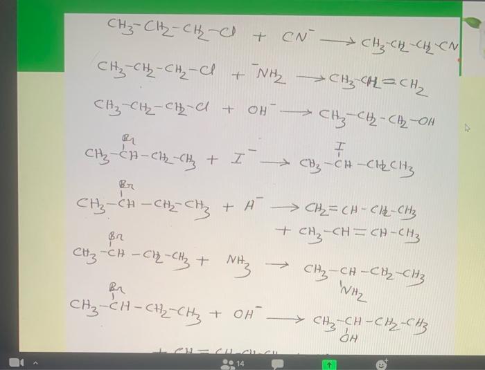 CH3-CH2-CH2-C + CN - CH3-CH2-CHL-CM
CH3-CH2-CH2-C + NH2 ?????????
??3-??2-?? ? + ?? ???-CH2-CH2-OH
??3-??-??2-CH3
I
+ I ??? C