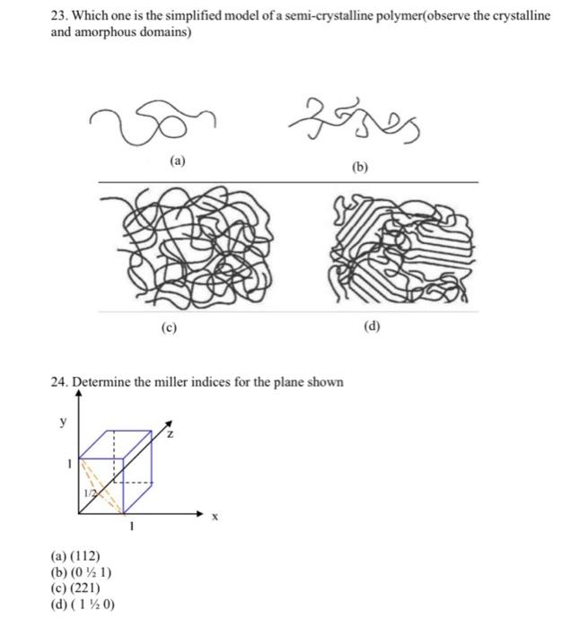 Solved 23. Which one is the simplified model of a | Chegg.com