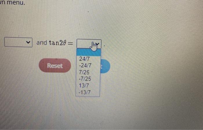 Solved Select The Correct Answer From Each Drop-down Menu. | Chegg.com