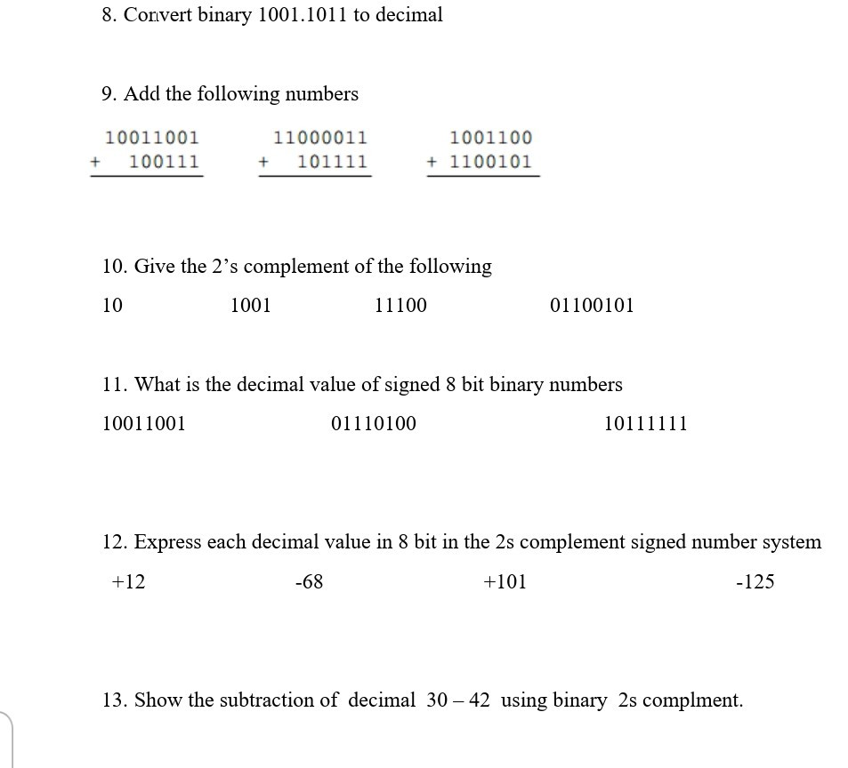 Solved Complete the Truth tables Identify each of these | Chegg.com