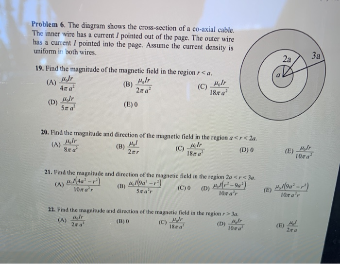 Solved Problem 6. The diagram shows the cross-section of a | Chegg.com