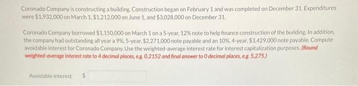 CORONADO COMPANY IS CONSTRUCTING A BUILDING visual data 5