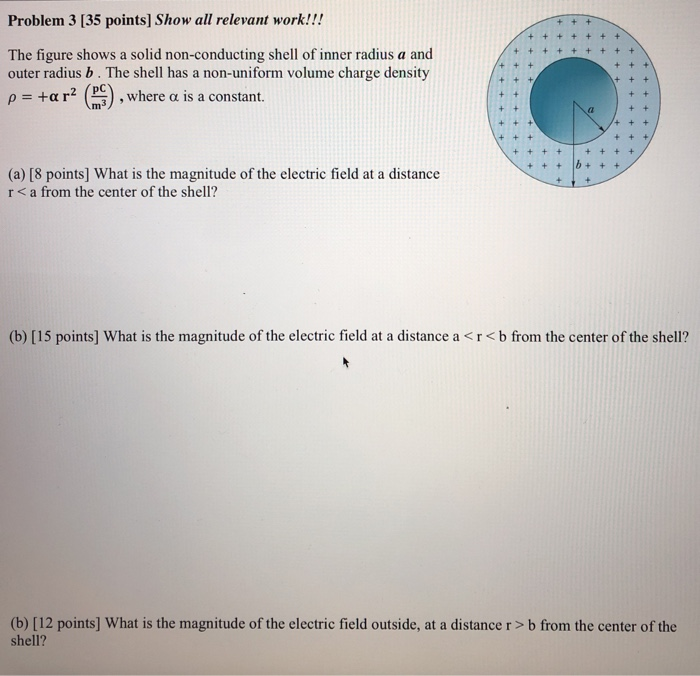 Solved Problem 3 [35 points] Show all relevant work!!! The | Chegg.com