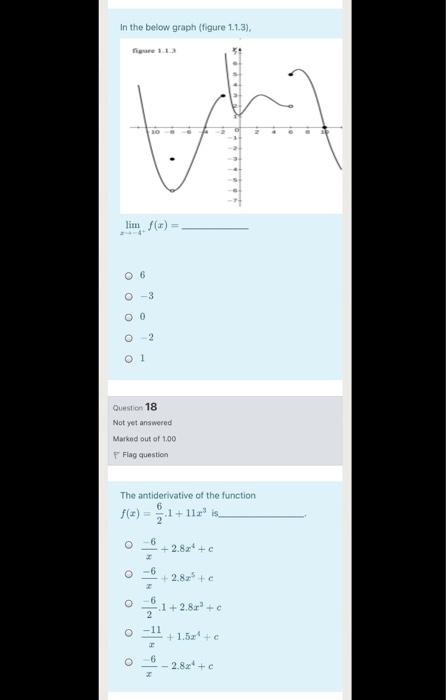 Solved In the below graph (figure 1.1.3). O 6 3 00 2 O1 | Chegg.com