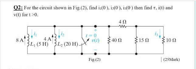 Solved A question on the subject of electrical engineering | Chegg.com