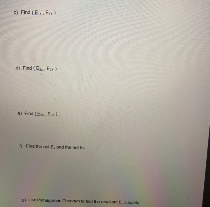 Solved Find the electric field at point a due to the other 3 | Chegg.com