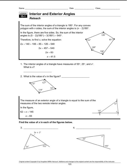 Solved angles is (5−2)(180′)=3(180∘)=540∘. Therefore, to | Chegg.com