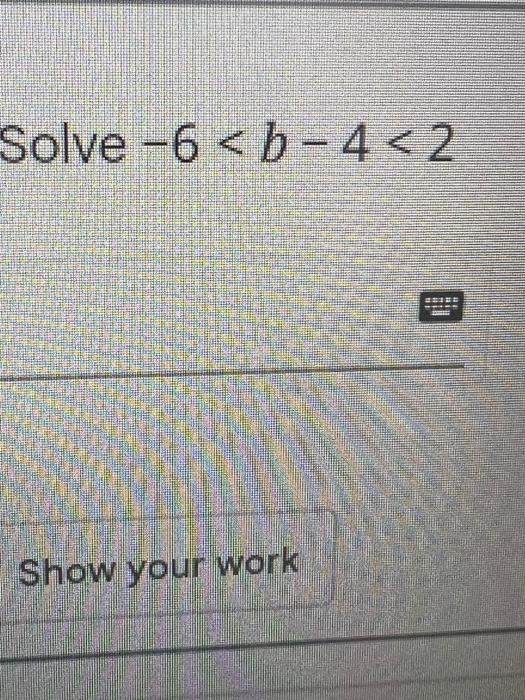 Solved Solve −6 | Chegg.com