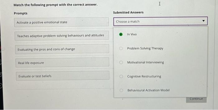 Solved Match the prompt with the correct answer. Prompts | Chegg.com