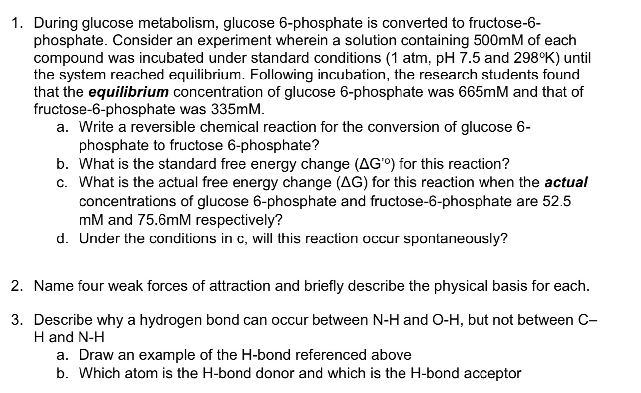 Solved During glucose metabolism, glucose 6-phosphate is | Chegg.com