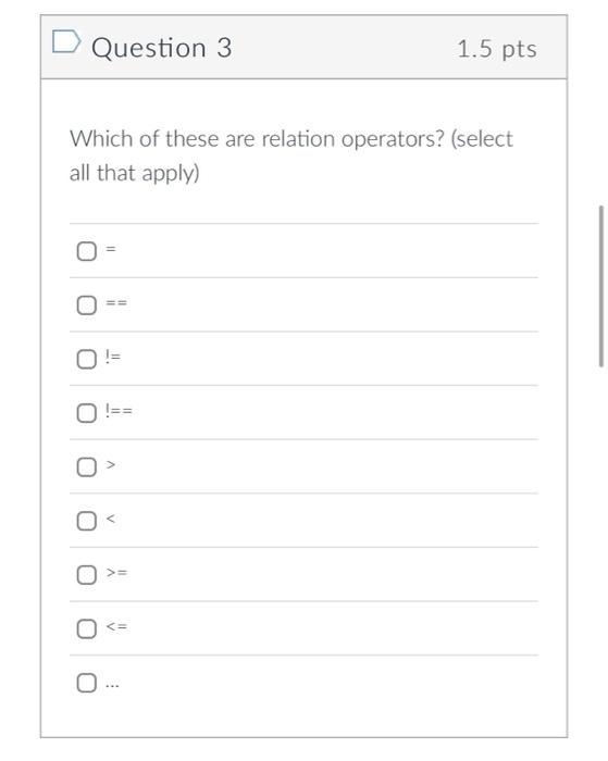 Solved Question 1 1.5 pts True or False: Not all problems | Chegg.com