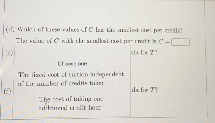 Solved Tuition Cost T In Dollars For Part Time Students At Chegg Solved Tuition Cost T In Dollars For Part Time Students At Chegg