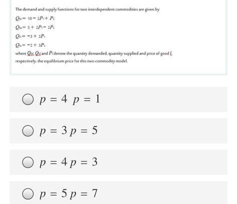 Solved 13 Question * (3 Points) The demand and supply | Chegg.com