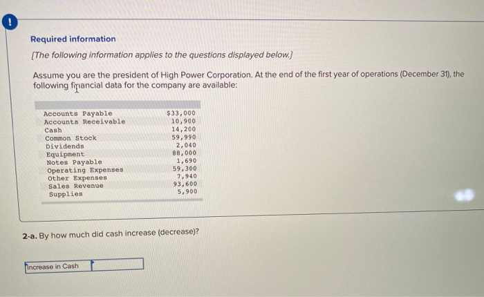 solved-required-information-the-following-information-chegg