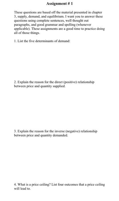Solved These questions are based off the material presented | Chegg.com
