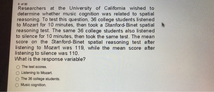 Solved 6 Of 30 Researchers At The University Of California | Chegg.com