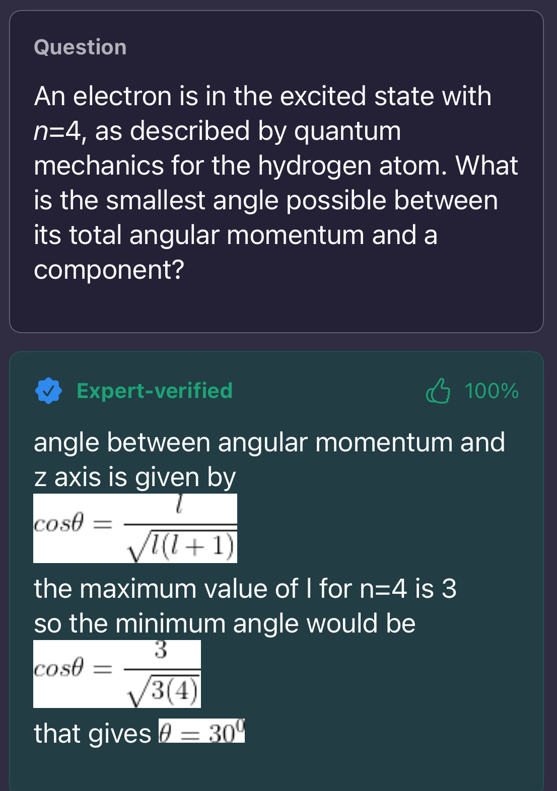 Solved Help i dont understand how does he get 30• ﻿can you | Chegg.com