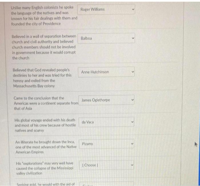 The choices in the first two photos are the same for | Chegg.com