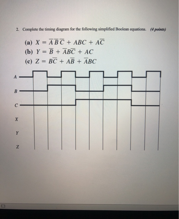 Solved 1. Apply De Morgan's theorem and Boolean algebra | Chegg.com