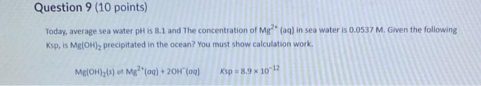 Solved Question 8 (15 points) 3 Consider the reaction below, | Chegg.com