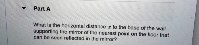Solved Part A What is the horizontal distance x to the base | Chegg.com